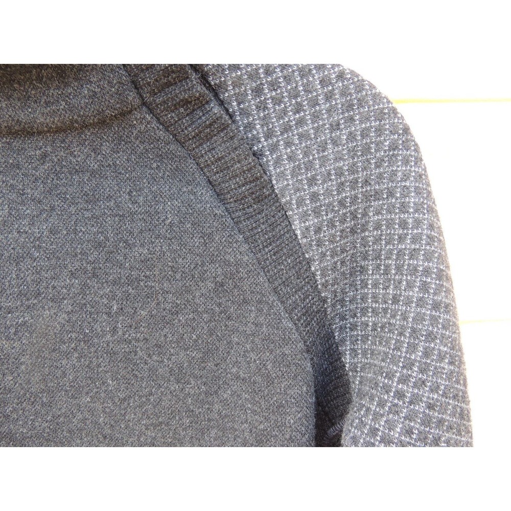 PrAna Brandie Wool Blend Sweater XS Snap Closure Neck - Picture 2 of 7
